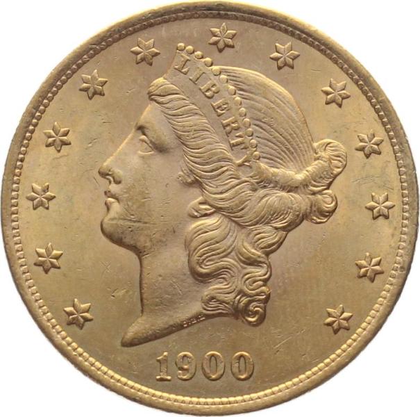 USA 20 Dollar 1900 – Liberty Head Double Eagle – Philadelphia